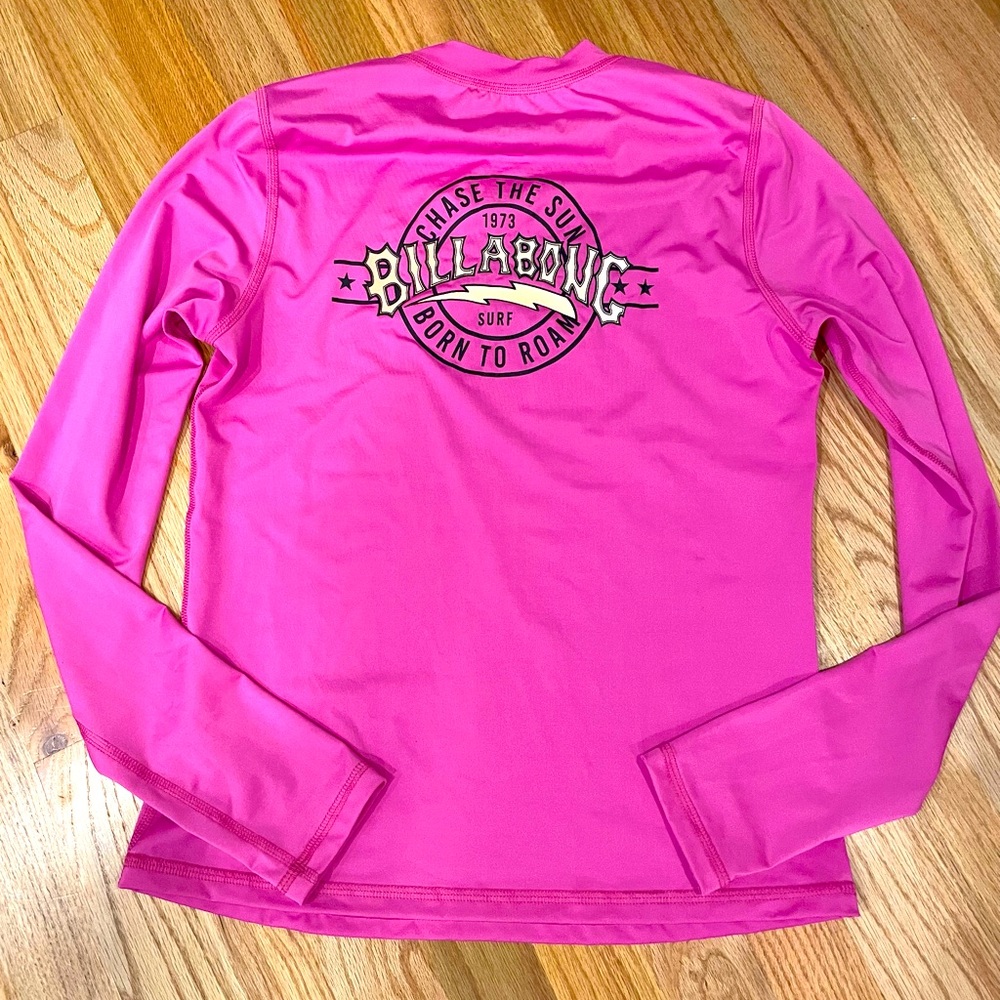 Billabong UVA protection long sleeve Jersey hot pink size Medium